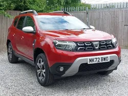 Red Used 2022 Dacia Duster Prestige SUV | £14,998 (A bit pricey)