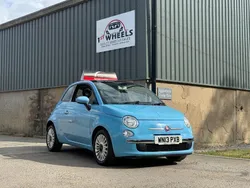 Blue Used 2013 Fiat 500 Lounge Hatchback | £3,495 (Fair price)