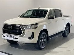 White Used 2021 Toyota HiLux Pickup | £29,999 (Fair price)