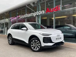 White Used 2025 Audi Q6 e-tron Sport SUV | £59,790 (A bit pricey)