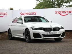 White Used 2022 BMW 530e M Sport Sedan | £23,995 (Fair price)