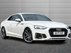 White Used 2022 Audi A5 S-Line Coupe | £23,850 (Good price)