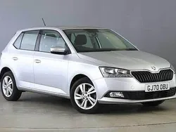 Brilliant silver metallic Used 2020 Skoda Fabia SE Hatchback | £9,395 (Fair price)