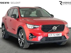 Fusion red Used 2022 Volvo XC40 Ultimate SUV | £32,290 (Fair price)