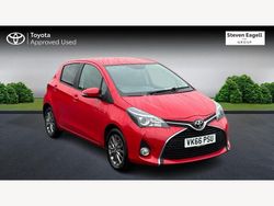 Red Used 2016 Toyota Yaris Hatchback | £6,499 (Fair price)
