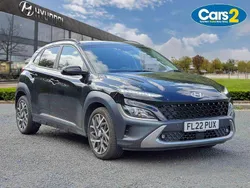 Black Used 2022 Hyundai Kona Premium SUV | £16,490 (A bit pricey)
