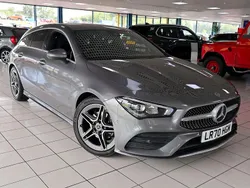 Mountain grey Used 2020 Mercedes CLA180 Shooting Brake AMG line Estate | £19,289 (Fair price)