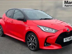 Orange Used 2021 Toyota Yaris Hybrid Edition Hatchback | £16,382 (Fair price)