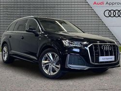 Black Used 2021 Audi Q7 S-Line SUV | £38,995 (Fair price)