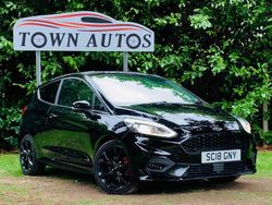 Black Used 2018 Ford Fiesta ST-Line Hatchback | £6,790 (Fair price)