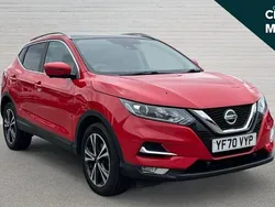 Red Used 2020 Nissan Qashqai N-Connecta SUV | £14,179 (Good price)