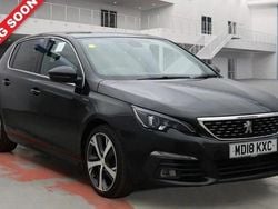 Black Used 2018 Peugeot 308 GT-line Hatchback | £7,700 (Fair price)