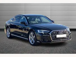 Mythos black Used 2023 Audi A8L S-Line Sedan | £46,450
