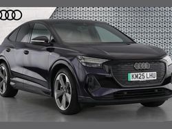 Other Used 2025 Audi Q4 Sportback e-tron Black Edition SUV | £37,630