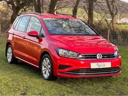 Red Used 2018 VW Golf Sportsvan SE MPV | £8,995