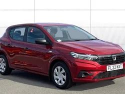Red Used 2022 Dacia Sandero Essentiel Hatchback | £8,444 (Fair price)