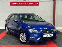 Blue Used 2018 Seat Leon ST SE Technology Estate | £8,995 (Fair price)