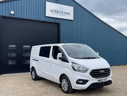 White Used 2022 Ford Transit Custom Limited Van | £18,990 (Expensive)