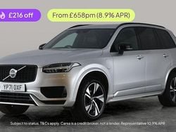 Silver Used 2021 Volvo XC90 R-Design SUV | £34,683 (Fair price)
