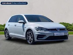 Silver Used 2018 VW Golf VII R-line Hatchback | £19,299 (A bit pricey)