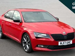 Red Used 2017 Skoda Superb SportLine Hatchback | £12,235 (Fair price)