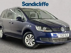 Blue Used 2021 VW Sharan SE MPV | £18,499 (Fair price)