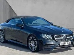 Black Used 2019 Mercedes E220 AMG Line Premium Cabriolet | £22,480 (Fair price)