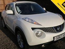 White Used 2013 Nissan Juke Acenta SUV | £4,495 (Fair price)