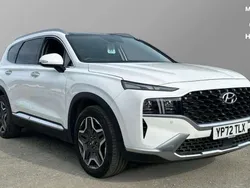 White Used 2022 Hyundai Santa Fe Ultimate SUV | £33,132 (Fair price)