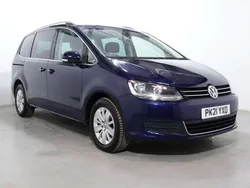 Blue Used 2021 VW Sharan SE MPV | £21,400 (Fair price)