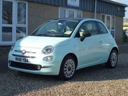 Green Used 2018 Fiat 500 Lounge Hatchback | £5,795 (Fair price)
