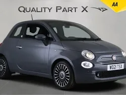 Grey Used 2021 Fiat 500 Launch Edition Hatchback | £7,279 (Fair price)