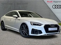 White Used 2020 Audi A5 Sportback S-Line Hatchback | £24,124 (A bit pricey)