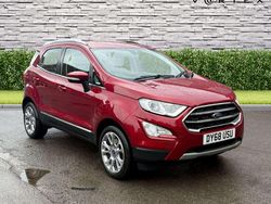Red Used 2018 Ford Ecosport Titanium SUV | £5,850 (A bit pricey)