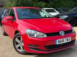 Red Used 2016 VW Golf VII Edition Hatchback | £7,250 (Fair price)
