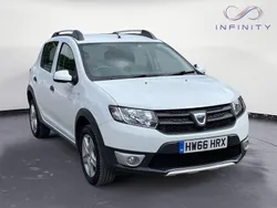 White Used 2016 Dacia Sandero Ambiance Hatchback | £5,449 (Fair price)