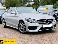 Silver Used 2015 Mercedes C250 AMG Line Premium Plus Sedan | £11,400 (Fair price)