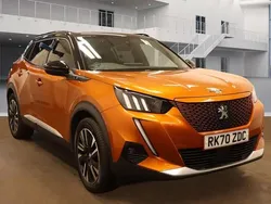 Orange Used 2020 Peugeot e-2008 GT-line SUV | £12,300