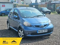 Blue Used 2008 Toyota Aygo Hatchback | £3,790 (A bit pricey)