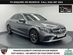 Grey Used 2021 Mercedes C300e AMG line Sedan | £19,970 (Super price)