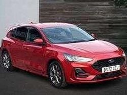 Red Used 2022 Ford Focus ST-Line Hatchback | £15,932 (Fair price)