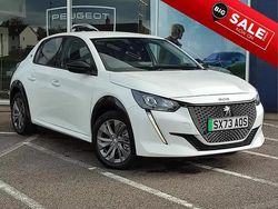 White Used 2023 Peugeot e-208 Allure+ Hatchback | £13,995 (Fair price)