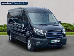 Black New 2025 Ford E-Transit Trend Van | £34,000