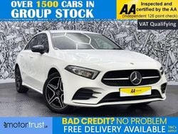 White Used 2022 Mercedes A250 AMG line Sedan | £19,495 (Super price)