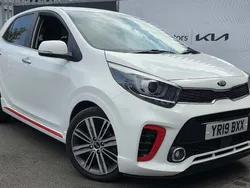 White Used 2019 Kia Picanto GT-Line Hatchback | £12,918 (Expensive)