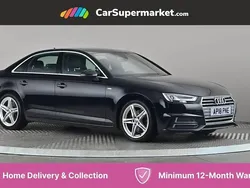 Black Used 2018 Audi A4 S-Line Sedan | £13,097 (Fair price)