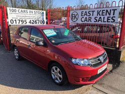 Red Used 2015 Dacia Sandero Ambiance Hatchback | £3,250 (Fair price)