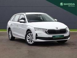 Moon white metallic Used 2024 Skoda Octavia SE Technology Estate | £22,995 (Fair price)