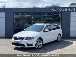 White Used 2013 Skoda Octavia vRS Estate | £13,590