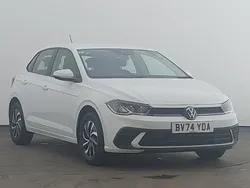 White Used 2024 VW Polo Life Hatchback | £20,998 (Fair price)